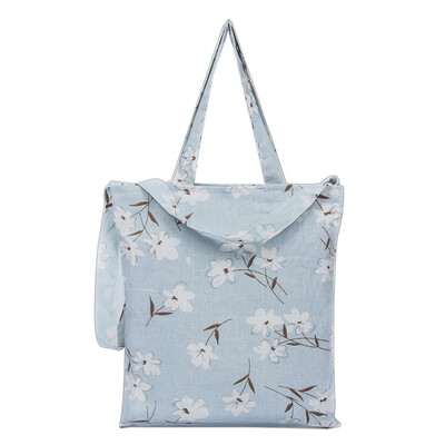 

Bag body sac maitres handbags canvas messenger bag female daffodils single shoulder bag environmental protection shopping bag FB212 blue