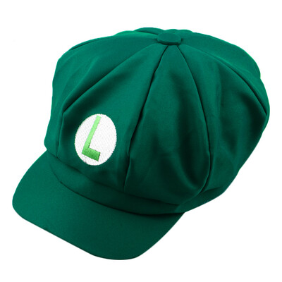 

Chic Luigi Super Mario Bros Cosplay Adult Size Hat Cap Baseball Costume New
