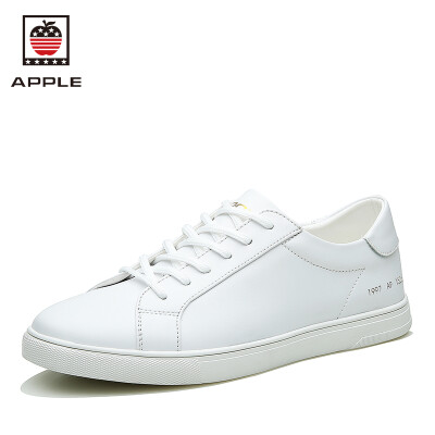 

APPLE womens & mens sport shoes white comfortable leather running shoes for men