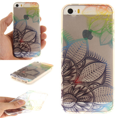 

Dream flower Pattern Soft Thin TPU Rubber Silicone Gel Case Cover for IPHONE 55S5SE