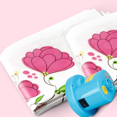 

Jingdong Supermarket] Tai Li vacuum compression bag to send pump travel bag large package bag 13 sets of rose heart language