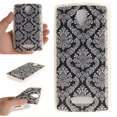 

Totem flowers Pattern Soft Thin TPU Rubber Silicone Gel Case Cover for Lenovo A2010