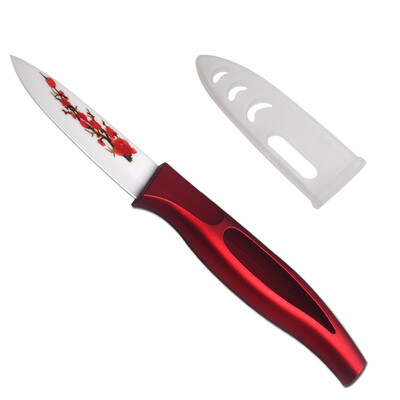 

XYJ Марка красной ручкой керамический нож 3-дюймовый резаком Sharp кухонный нож приготовления инструменты