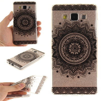 

Black mandala Pattern Soft Thin TPU Rubber Silicone Gel Case Cover for SAMSUNG GALAXY A3