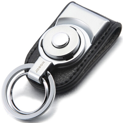 

Jingdong Supermarket] JOBON Bangzhong key ring car key chain ring two-way double key ring convenient removal ZB-058C silver