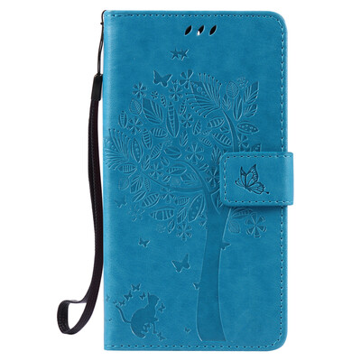 

Blue Tree Design PU кожа флип Обложка Кошелек Карты Держатель чехол для One Plus Three