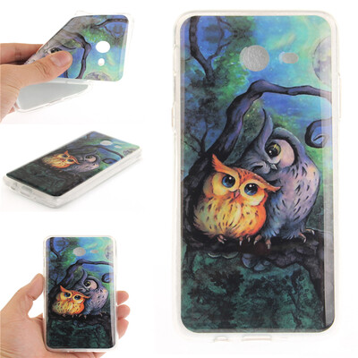 

Oil painting owl Pattern Soft Thin TPU Rubber Silicone Gel Case Cover for SAMSUNG Galaxy J7 2017/J710