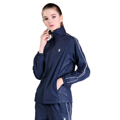 

Playboy (PLAYBOY) PB8802 мода досуг спортивный костюм дамы свитер костюм темно-синий XL