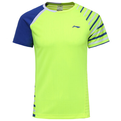 

Li Ning LI-NING AAYL117-2 Бадминтон Мужской турнир рубашка флуоресцентный зеленый XL