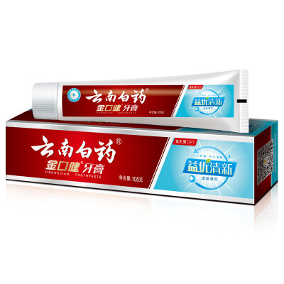 

Yunnan white medicine Jindou toothpaste 105g (Yiyou fresh fresh chop