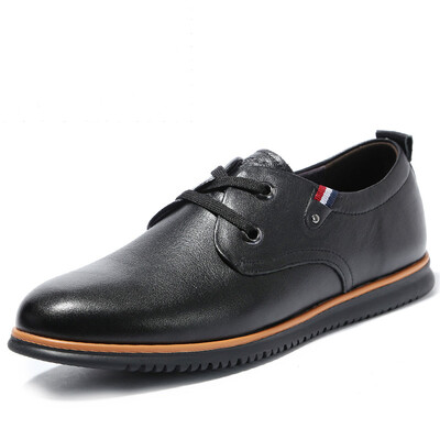 

SEPTWOLVES men's casual leather shoes with round head