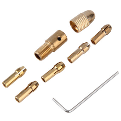 

8Pcs 0.5-3mm Small Electric Drill Bit Collet Micro Twist Chuck Tool Kit