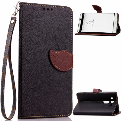 

Black Design PU Leather Flip Cover Wallet Card Holder Case for LG V10/H968