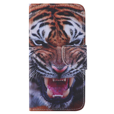 

Tiger Design PU Leather Flip Cover Wallet Card Holder Case for SAMSUNG J510 J52016