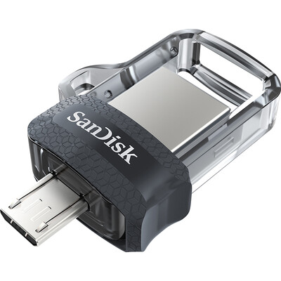 

SanDisk Ultra Dual Drive Micro USB&USB Flash Drive black 64GB