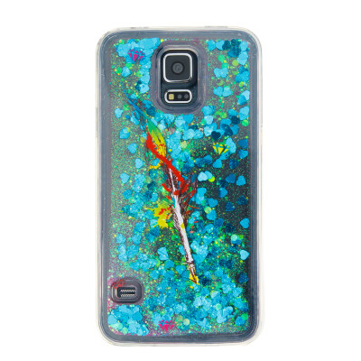 

Dynamic Quicksand Glitter Liquid Soft TPU Case Cover For SAMSUNG S5