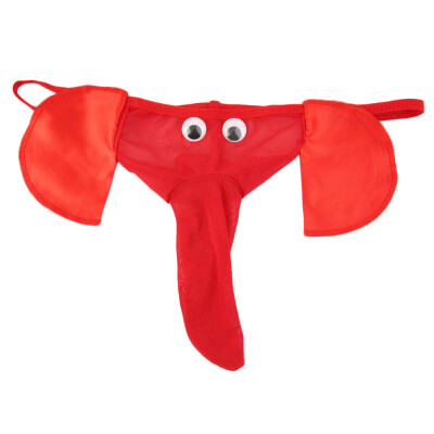 

Men Lingerie G-string T-back Thongs Underwear Elephant Pants Briefs Bottom