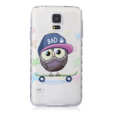 

Сова Pattern Мягкий тонкий ТПУ Резиновая крышка силиконовый гель чехол для SAMSUNG GALAXY S5