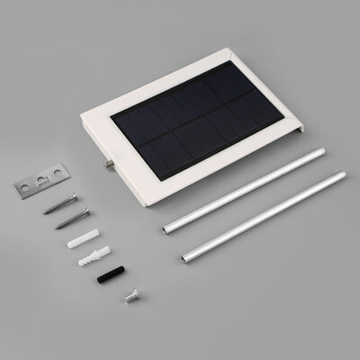 

24 LED Ультра-тонкий водонепроницаемый солнечный датчик Настенный уличный свет лампы Открытый