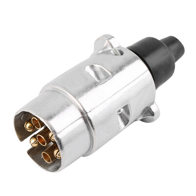 

Tirol 7 Pin Plug Мужской Металл грузовой автомобиль с прицепом Автомобильный лодка Разъем ЕС