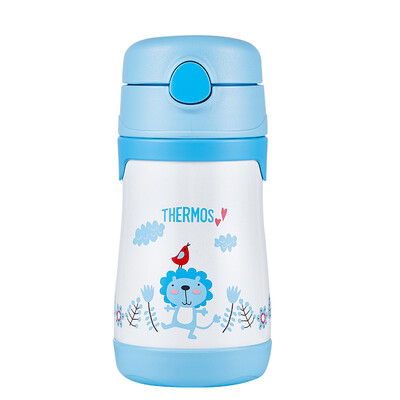 

Enthusiast THERMOS Children&39s Thermos Straw Cup Child Learning Cup Baby Training Cup Baby Portable Leakproof Stainless Steel Cup BS5353L BL