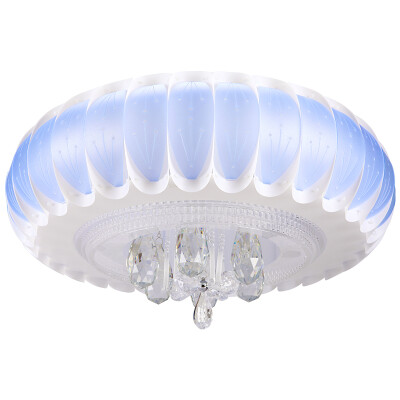 

【Jingdong Supermarket】 Foshan Lighting (FSL) Bedroom Light LED Crystal Chandelier Living Room Light Dimming Color 24W Blue Blue 50139