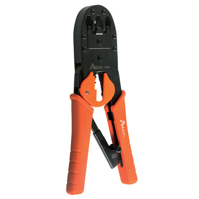 

Ai Lai 17023 network pressure stripping pliers net line clamp network crystal head crimping pliers crimping pliers telephone computer network cable crimping tools 4P6P8P