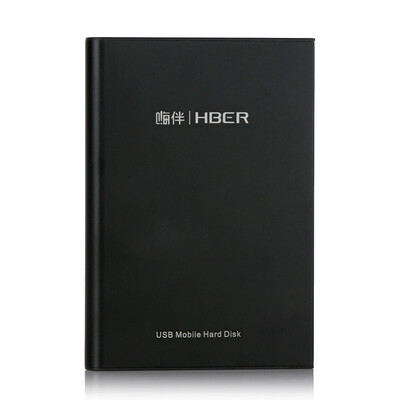 

Hi HBER HD100 160GB mobile hard drive USB30 interface 25 inch black