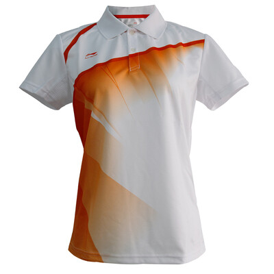 

Li Ning LI-NING AAYH234-1 Badminton Wear Women&39s Style White Bright Red