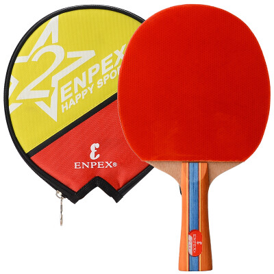 

Lakers enpex ping pong shot double-sided anti-glue 2-star table tennis racket 2002 trailer single shot