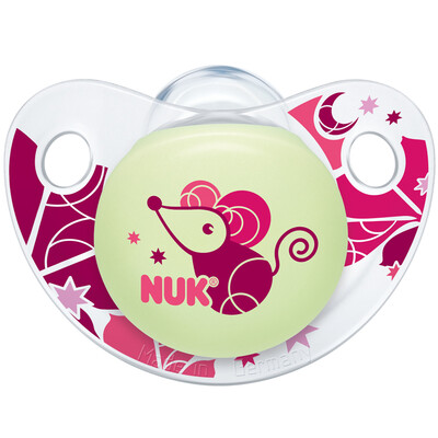 

NUK luminous silicone pacifier primary type random delivery
