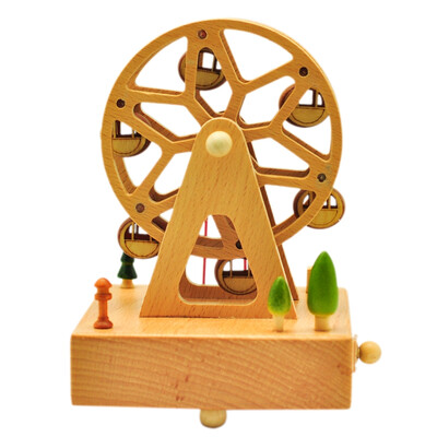 

Memories Park Creative Gifts Toys Beat Boxes Beech Woods Handmade Music Boxes Square Ferris Wheel Sky City