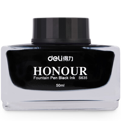 

Deli S635 Non-Carbon Fountain Pen Ink Black