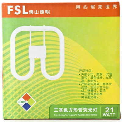 

Супермаркет] [Jingdong FSL (FSL) 38W трехцветной белый квадрат трубка 2D флуоресцентной трубки