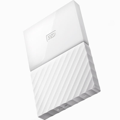 

Western Digital (WD) Мой паспорт 4TB 2.5 "Блестящий белый мобильный жесткий диск WDBYFT0040BWT-CESN