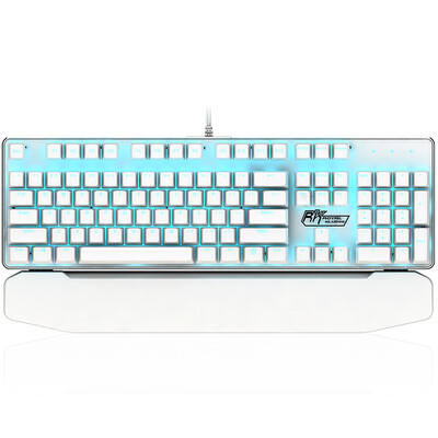

RK ROYAL KLUDGE 920 Hand care detachable shaft mechanical keyboard black green shaft dark gold backlit