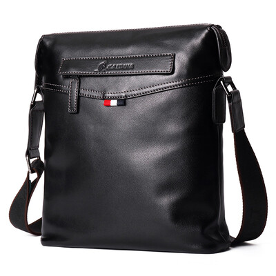 

Alpina Kangaroo &39ALPINA Shoulder Bag Men&39s Leather Business Handbag Multifunctional Leather Men&39s Messenger Bag Korean casual male bag 662032004 Black