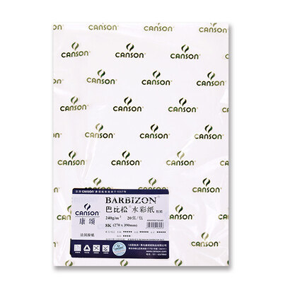 

Kansong CANSON Barbizon series watercolor paper Barbizon professional art painting paper 270x390mm 8K20