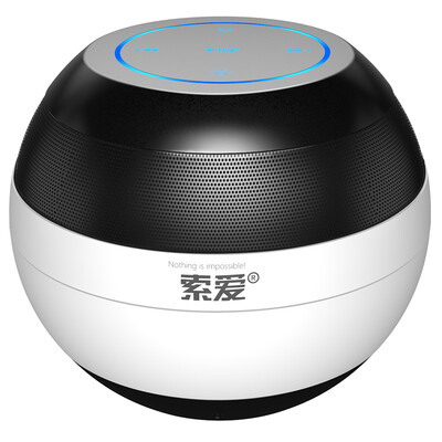 

Sony Ericsson -45 Bluetooth Speaker Mini Subwoofer Computer Small Audio Outdoor Mobile Phone Smart Card Player Car Colorful Light Wisdom Black