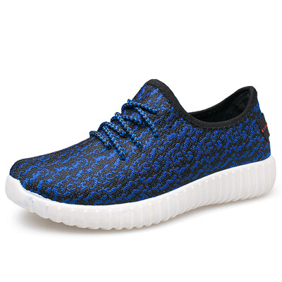 

Precentor Precentor Korean version of the couple casual shoes flying sports shoes male plus cotton trend coconut men&women shoes YZ01 blue 41 yards
