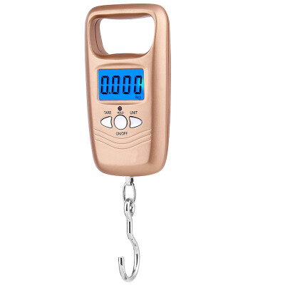 

[Jingdong Supermarket] Yuhuaze (Yuhuaze) blue backlit electronic portable scale overload low voltage tips