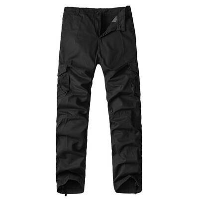 

Men Autumn&Winter Multi-pocket Overalls Straight Trousers Sport Uniform Trousers