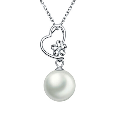 

Kayas GAIA&39SPEARL pearl pendant 925 silver light freshwater pearl necklace flower heart woman