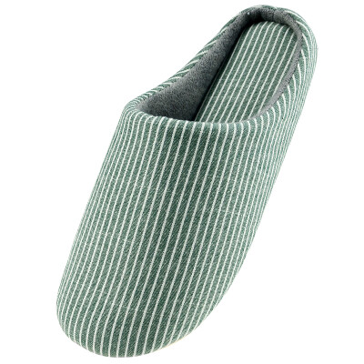 

Royal cotton slippers men&women couples home soft floor floor mute slippers YT5802 striped army green men&39s all