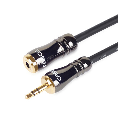

Ferguson cabos F024010 35mm headphone extension line male to female audio extension line 10 meters black