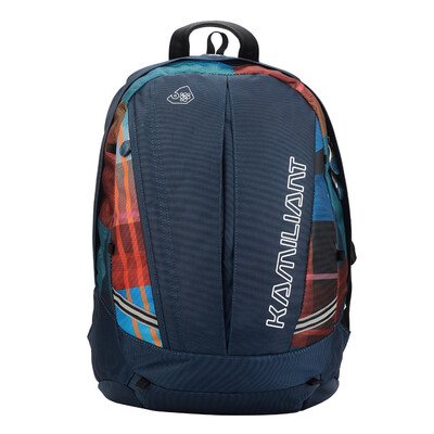 

New Beauty Kamili Long Kamiliant personality cool large-capacity computer backpack male student bag 42Q 39001 red hidden grid printing