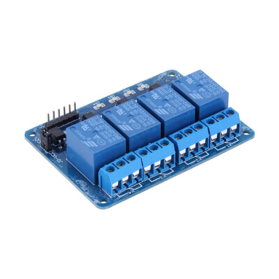 

4-Channel Relay Module DC 5V With Optocoupler For Arduino PIC ARM AVR DSP HD23L