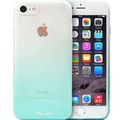 

Phantom (i-mu) Apple iPhone8 / iPhone7 Case Case TPU Корпус силиконовый Мягкий корпус / чехол для случая с корпусом 4.7 дюйма - Gradient Blue