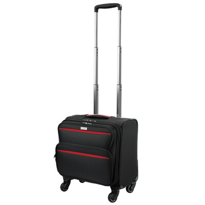 

Hanke (HANKE) Trolley Case Men's and Women's Business Information Computer Traveling Case Caster Cabinet Wear-resistant boarding box H8662 16-inch black (all black)