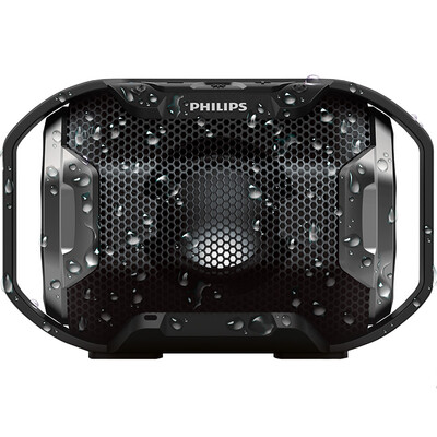 

динамик Philips (PHILIPS) SBT30 беспроводного Bluetooth портативной мини спорт на открытом воздухе стерео совместимо с телефонами Apple / Samsung поддерживает громкую связь черное